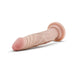 Realistic 7.5-inch chocolate-colored dildo with suction cup base for secure hands-free use.
