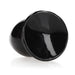 Realrock Crystal Clear 3.5 In. Anal Plug Black - SexToy.com