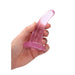 Realrock Crystal Clear Non - realistic Dildo With Suction Cup 4.5 In. Pink - SexToy.com