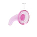 Realrock Crystal Clear Non - realistic Dildo With Suction Cup 4.5 In. Pink - SexToy.com