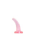 Realrock Crystal Clear Non - realistic Dildo With Suction Cup 4.5 In. Pink - SexToy.com