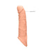 Realrock 8-inch flesh-colored penis sleeve made of super soft, body-safe TPE material with realistic texture.