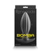 Black Renegade Bomba premium silicone plug displayed on sleek black packaging with yellow branding text.