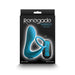 Teal Renegade Slingshot II prostate and cock ring stimulator with remote control in black and teal packaging.