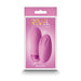 Packaging of Revel Winx insertable remote bullet vibrator in pink with wireless remote control shown on front.