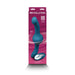 Teal flexible adult toy with intense gyrating motor and wireless remote on magenta Revolution Tsunami packaging.
