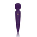 Compact purple mini body wand vibrator with sleek design and single button control, featuring RS logo.