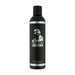 Black 8.5 oz Ride Rocco water-based lubricant bottle with silver accents and logo on white background.