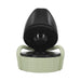 Glow-in-the-dark medium Rock Solid EZ Top cap with black push-button and textured grip ring.