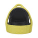 Yellow textured Rock Solid EZ Top cap with black flip-top and attached lanyard loop.