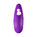 Compact purple ROMP Discreet Suction Vibrator with white control buttons and sleek ergonomic design.