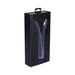 Royal Gems Dueling Queens V-shaped purple silicone vibrator in sleek black and purple packaging.