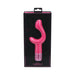 Pink Royal Gems Majestic silicone rechargeable vibrator in black and pink decorative packaging.