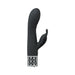 Royal Gems Monarch Silicone Rechargeable Vibrator Black - SexToy.com