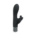 Royal Gems Monarch Silicone Rechargeable Vibrator Black - SexToy.com