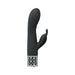 Royal Gems Monarch Silicone Rechargeable Vibrator Black - SexToy.com