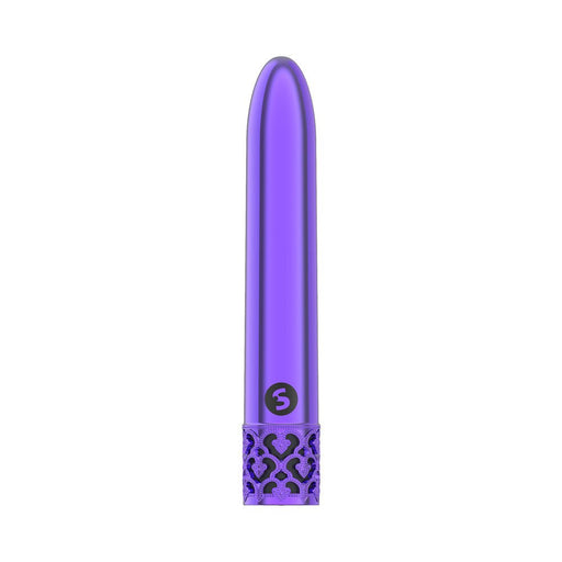 Royal Gems - Shiny - Abs Rechargeable Bullet - Purple - SexToy.com