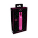 Packaging of Shots Royal Gems Twinkle rechargeable pink silicone bullet vibrator with dual ear-shaped tips.