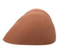 Life-size brown stroker toy shaped like a realistic pair of buttocks with smooth texture.
