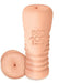 Boy 19! Teen Twink Stroker in flesh tone with textured grip and embossed logo on a white background.