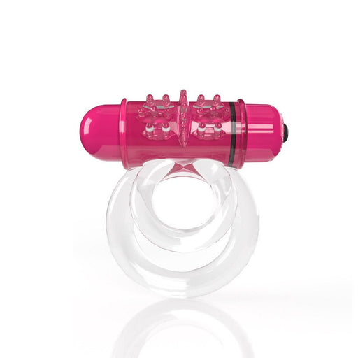Screaming O 4b Doubleo 6 Vibrating Double Cockring Strawberry - SexToy.com