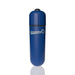 Compact blue Screaming O 4T bullet vibrator with smooth finish and logo on white background.