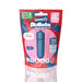 Screaming O 4T Bullet Vibrator in blueberry color with eco-friendly packaging and key features highlighted on the front.