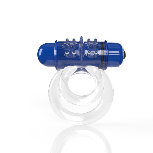 Screaming O 4t Doubleo 6 Vibrating Double Cockring Blueberry - SexToy.com