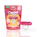 Screaming O 4T OWow vibrating clear ring with pink bullet vibrator and eco-friendly red packaging.