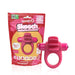 Pink Screaming O 4T Skooch vibrating ring with flexible fins shown alongside eco-friendly packaging.