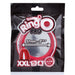 Packaging of Screaming O Ringo Pro XXL red silicone ring, 57mm diameter, reusable and waterproof design.