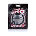 Packaging of Screaming O Ringo Pro XXL silicone ring in black pouch with red and white branding and size details.