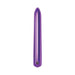 Sleek purple slimline vibrator with a smooth tapered tip and single button control at the base.
