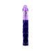 Purple Selopa Bunny Thruster vibrator with textured shaft and rotating pleasure beads, designed for multi-speed vibration and thrusting.