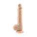 Selopa Natural Feel Flexskin 7-inch bendable dildo with suction base in light skin tone, realistic texture and shape.