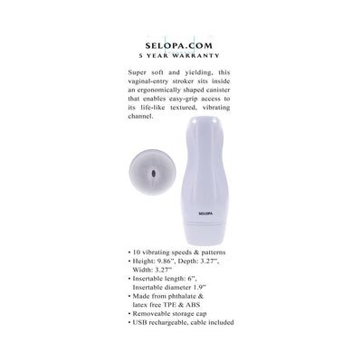 Selopa Pleasure Can White - SexToy.com
