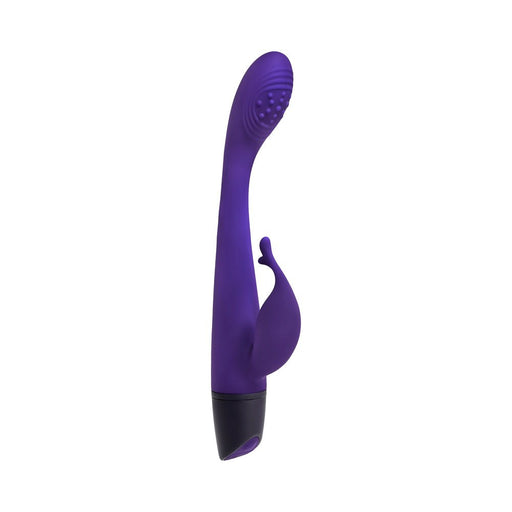 Selopa Plum Passion Rechargeable Dual Stim Silicone Purple - SexToy.com
