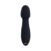 Black silicone vibrating wand with rounded head and textured grip, featuring a power button and Selopa branding.