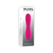 Pink Selopa Razzle Dazzle rechargeable silicone vibe with quilted texture displayed on white packaging box.