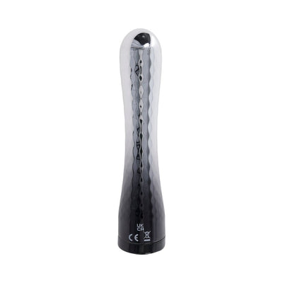 Selopa Silverado Rechargeable Vibrator Abs Plastic & Silicone Silver/black - SexToy.com