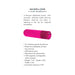 Pink rechargeable silicone bullet vibrator with 10 vibration modes, waterproof and USB magnetic charging.