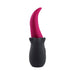Selopa rechargeable silicone tongue teaser with textured black handle and flexible magenta tip.