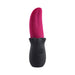 Rechargeable Selopa Tongue Teaser vibe with flexible pink silicone tip and textured black handle.
