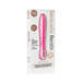 Sensuelle Bentlii flexible pink silicone vibrator in white packaging highlighting dual motors and waterproof features.