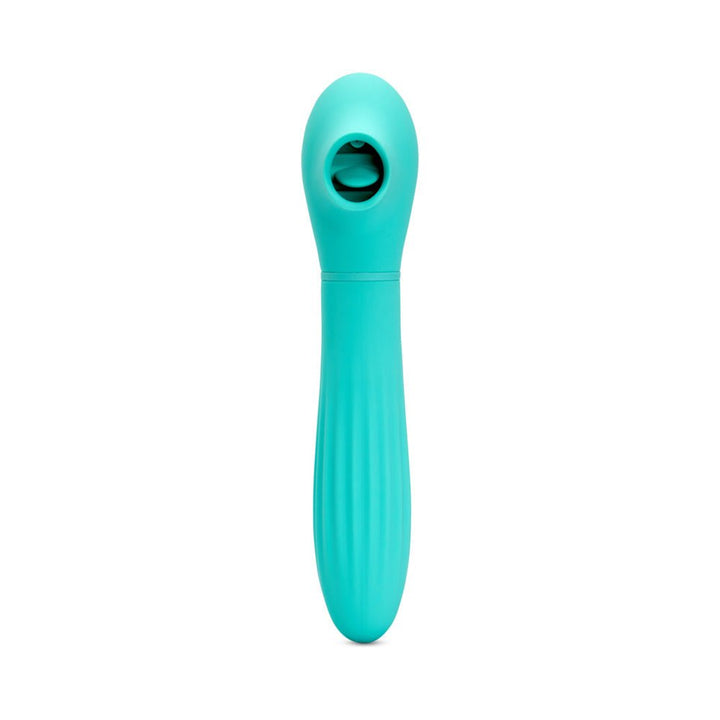 Sensuelle Daisy Triple Action Blue vibrator with smooth ergonomic design and multi-function stimulation features.