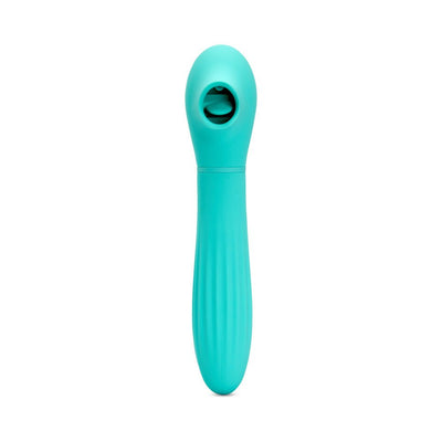 Sensuelle Daisy Triple Action Blue vibrator with smooth ergonomic design and multi-function stimulation features.