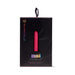 Packaging of Sensuelle Nubii Evie Bullet vibrator in black box with colorful logo and pink product visible through window.