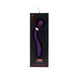 Purple Sensuelle Nubii Lolly Wand in black packaging with clear window, showing its curved, textured design and silver accent ring.