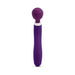 Purple Sensuelle Nubii Lolly Wand with textured handle and rounded head, designed for versatile stimulation.