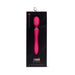 Sensuelle Nubii Mika Mini Wand in pink with sleek ergonomic design, displayed in black branded packaging.